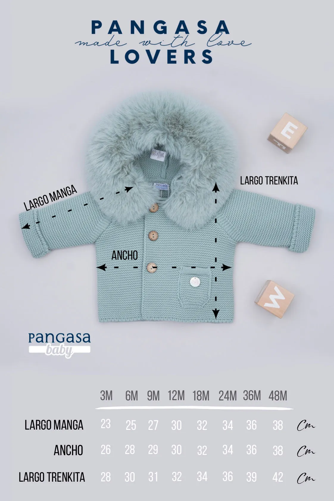Khaki Green Faux Fur Knitted Jacket