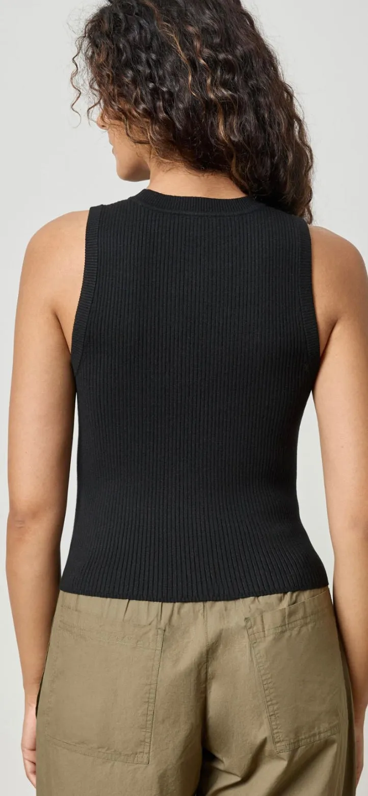 LILLA P-Short Perfect Tank Sweater Black