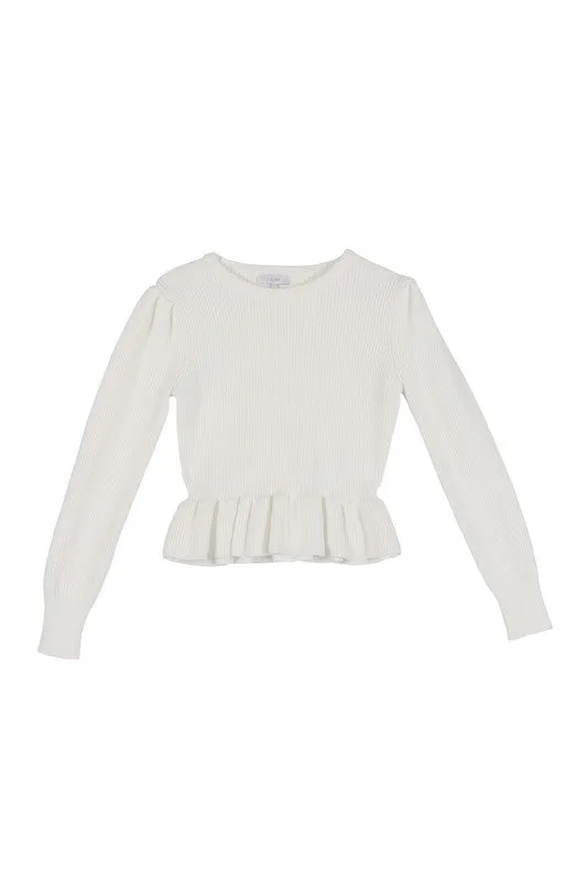 Lilou Peplum sweater top