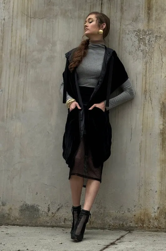 Luna Silk Velvet and EMF Shielding Over Jacket