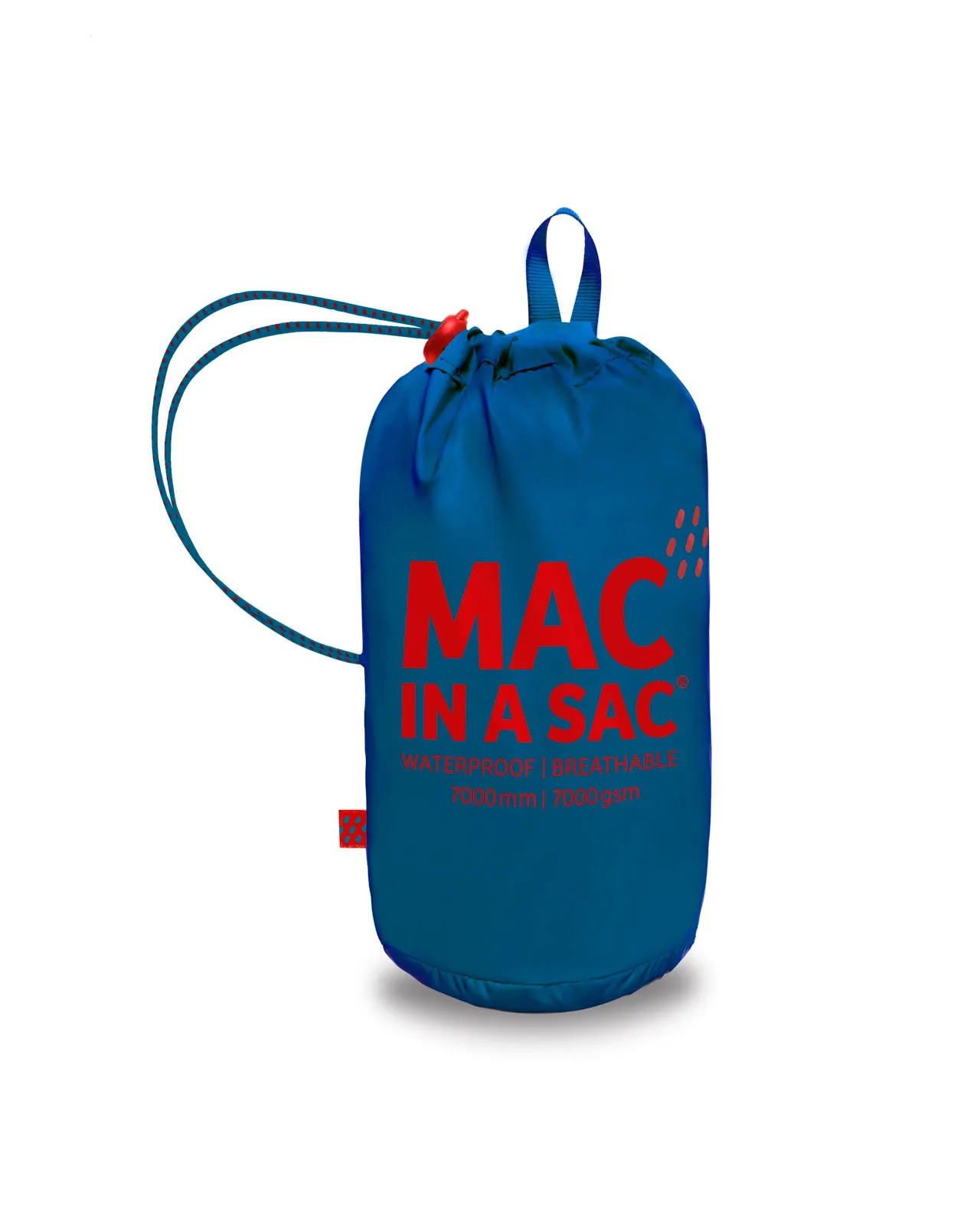 Mac in a Sac Origin Unisex Waterproof Packaway Jacket - Electric Blue