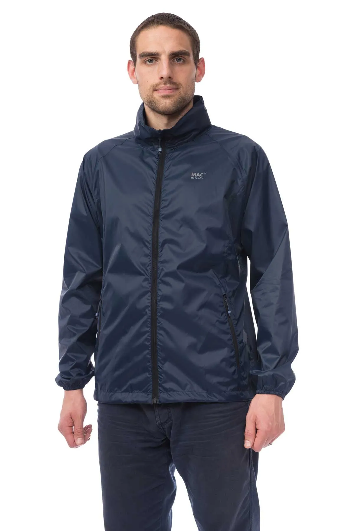 Mac in a Sac Origin Unisex Waterproof Packaway Jacket - Navy