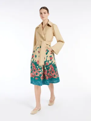 Max Mara Weekend PESCO Water Repellent Cotton Gabardine Trench Coat