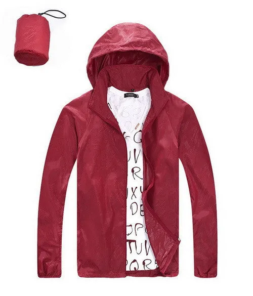 Men Women Quick Dry Anti-Uv Waterproof Thin Jacket Windbreakers Breathable Coat Male Trekking Casual Sportwear,UA195