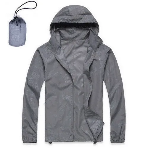 Men Women Quick Dry Anti-Uv Waterproof Thin Jacket Windbreakers Breathable Coat Male Trekking Casual Sportwear,UA195