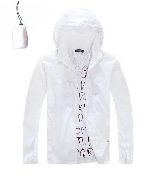 Men Women Quick Dry Anti-Uv Waterproof Thin Jacket Windbreakers Breathable Coat Male Trekking Casual Sportwear,UA195