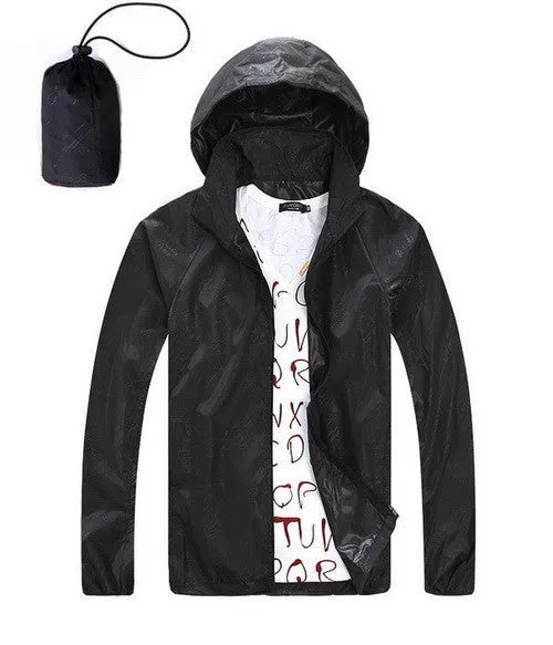 Men Women Quick Dry Anti-Uv Waterproof Thin Jacket Windbreakers Breathable Coat Male Trekking Casual Sportwear,UA195