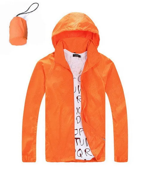 Men Women Quick Dry Anti-Uv Waterproof Thin Jacket Windbreakers Breathable Coat Male Trekking Casual Sportwear,UA195