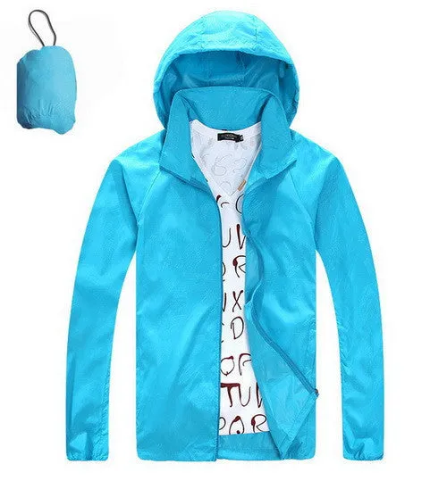 Men Women Quick Dry Anti-Uv Waterproof Thin Jacket Windbreakers Breathable Coat Male Trekking Casual Sportwear,UA195