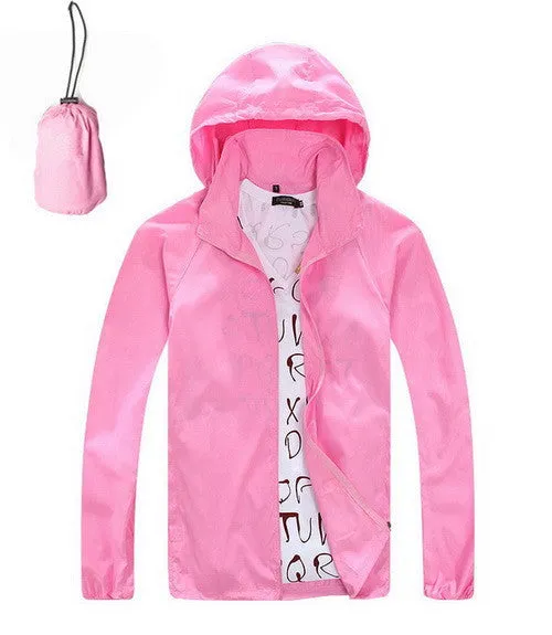 Men Women Quick Dry Anti-Uv Waterproof Thin Jacket Windbreakers Breathable Coat Male Trekking Casual Sportwear,UA195