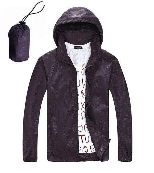 Men Women Quick Dry Anti-Uv Waterproof Thin Jacket Windbreakers Breathable Coat Male Trekking Casual Sportwear,UA195