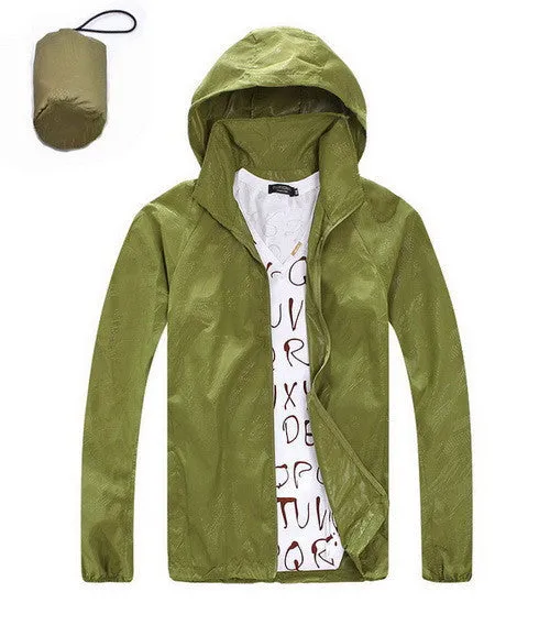 Men Women Quick Dry Anti-Uv Waterproof Thin Jacket Windbreakers Breathable Coat Male Trekking Casual Sportwear,UA195