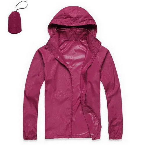 Men Women Quick Dry Anti-Uv Waterproof Thin Jacket Windbreakers Breathable Coat Male Trekking Casual Sportwear,UA195