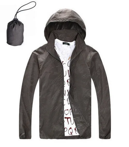 Men Women Quick Dry Anti-Uv Waterproof Thin Jacket Windbreakers Breathable Coat Male Trekking Casual Sportwear,UA195