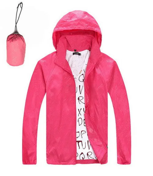 Men Women Quick Dry Anti-Uv Waterproof Thin Jacket Windbreakers Breathable Coat Male Trekking Casual Sportwear,UA195