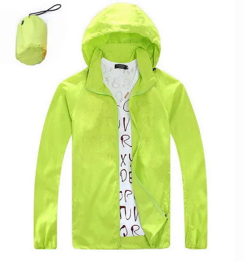 Men Women Quick Dry Anti-Uv Waterproof Thin Jacket Windbreakers Breathable Coat Male Trekking Casual Sportwear,UA195