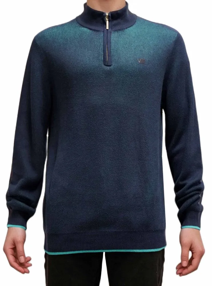 Men's mock zip sweater