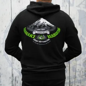 Mens Mountain Hoodie - Black/Lime
