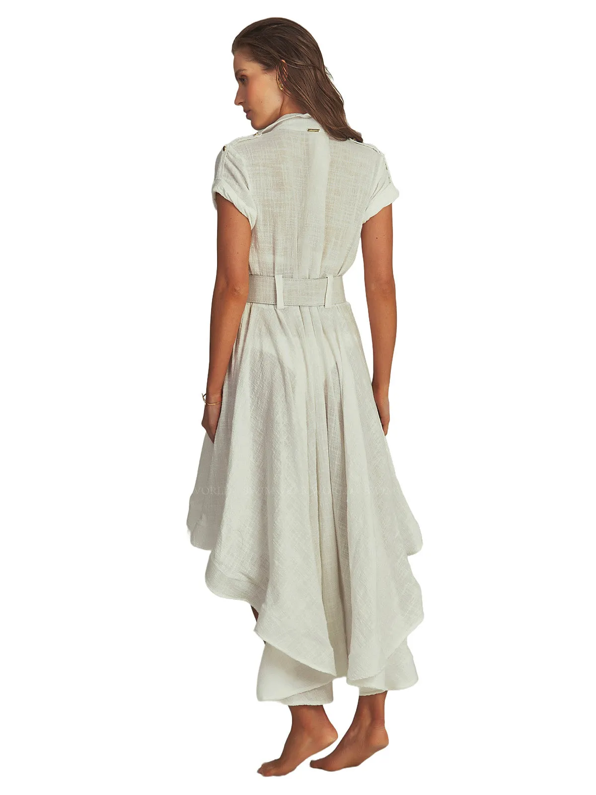 Midi Trench Dress ::RET