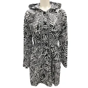 Missoni Black / White Printed Cotton Coat