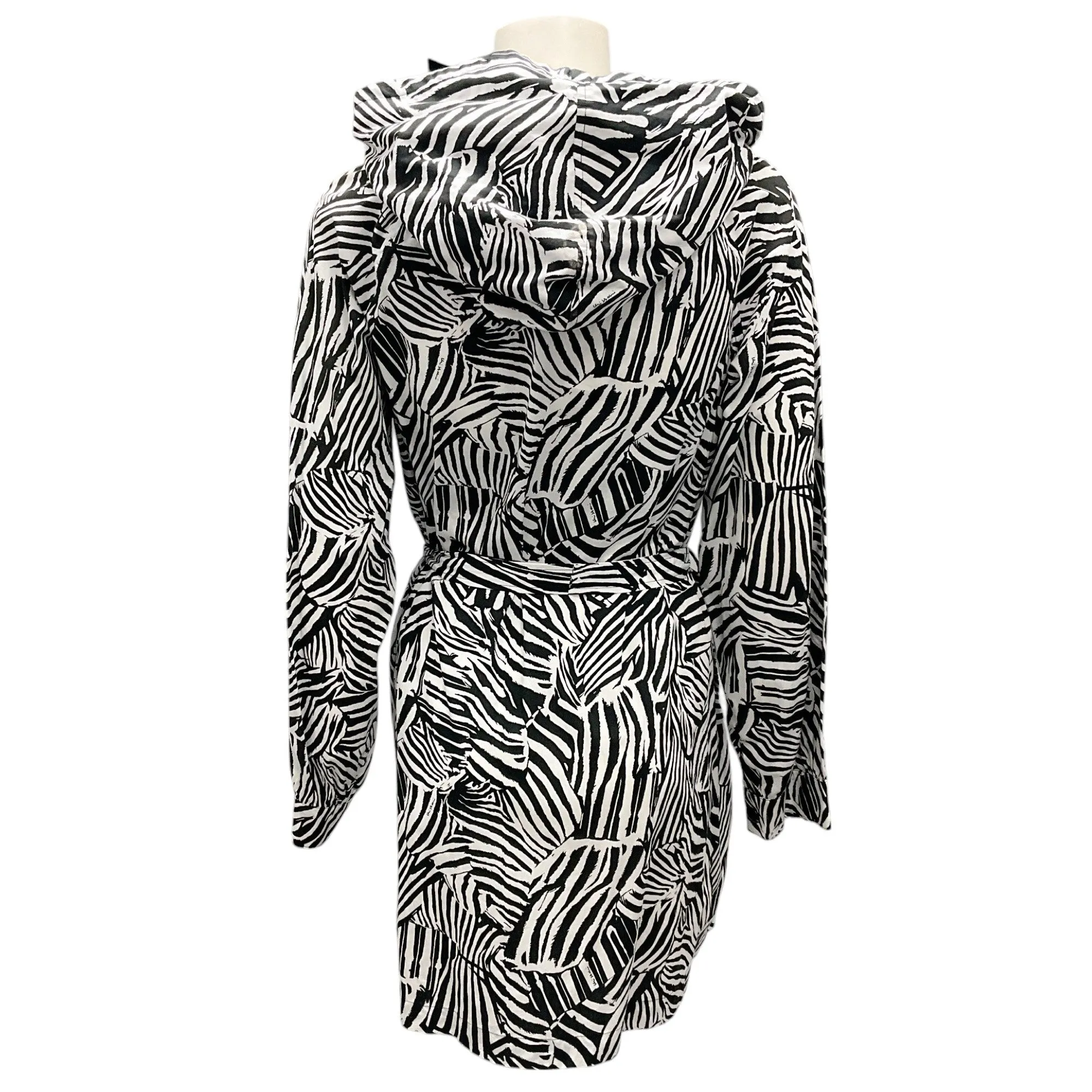 Missoni Black / White Printed Cotton Coat