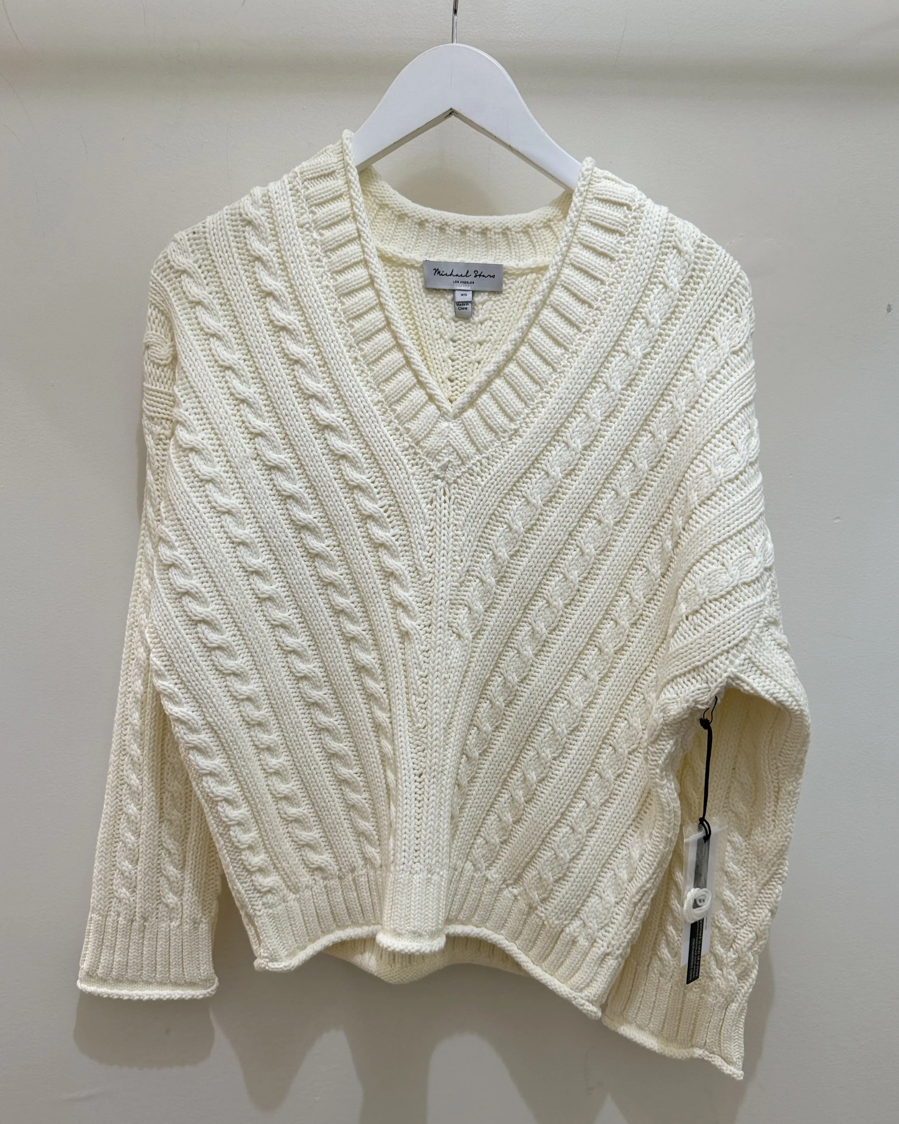 Murphy V-Neck Sweater | Michael Stars