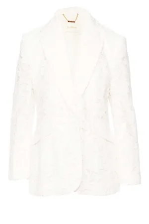 Natura Ivory Lace Blazer Jacket