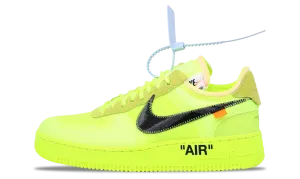 Nike Air Force 1 Low x OFF-WHITE Volt 2018 (AO4606-700) Men's Size 4-11