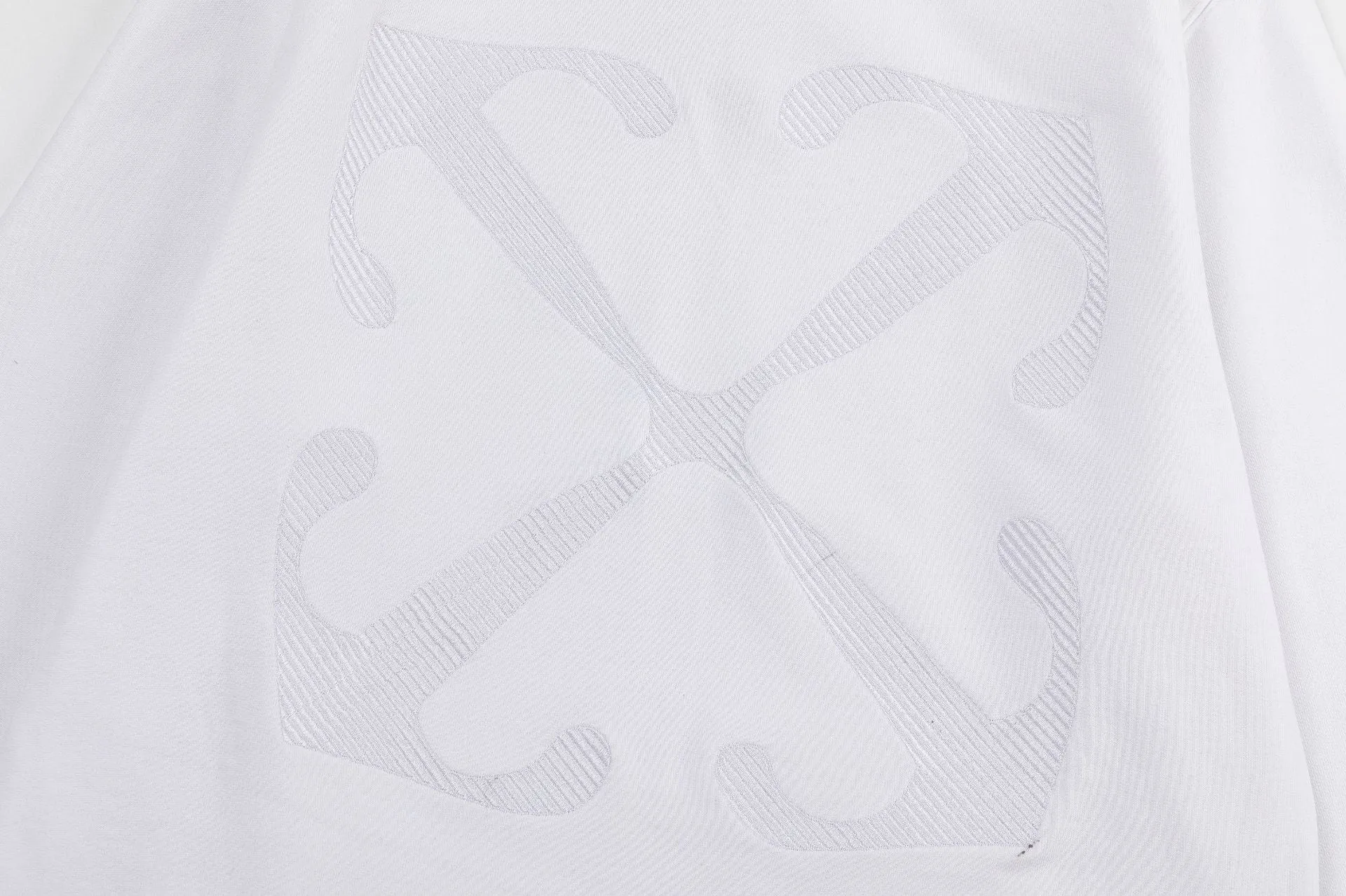 Off White Logo Drawstring Hoodie