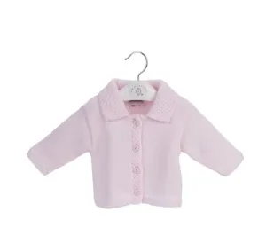 Olly Pink Dandelion Collard Cardigan