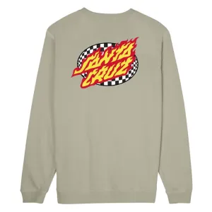 Oval Check Flame Santa Cruz Crew