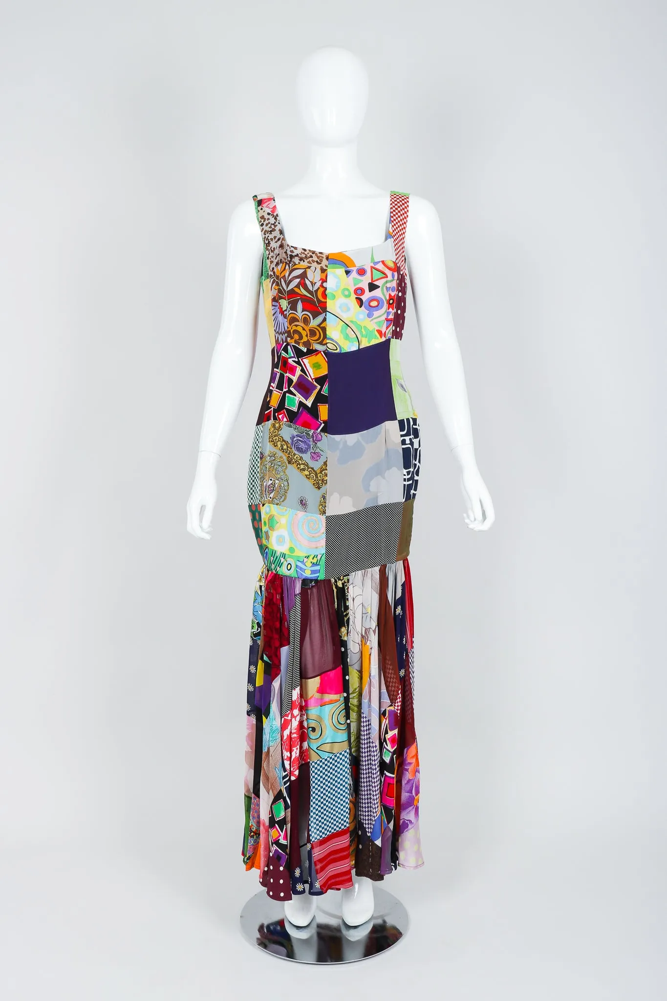Patchwork Mermaid Gown