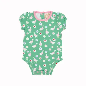 Penny's Play Shirt & Onesie - Darling Ducks with Hamptons Hot Pink