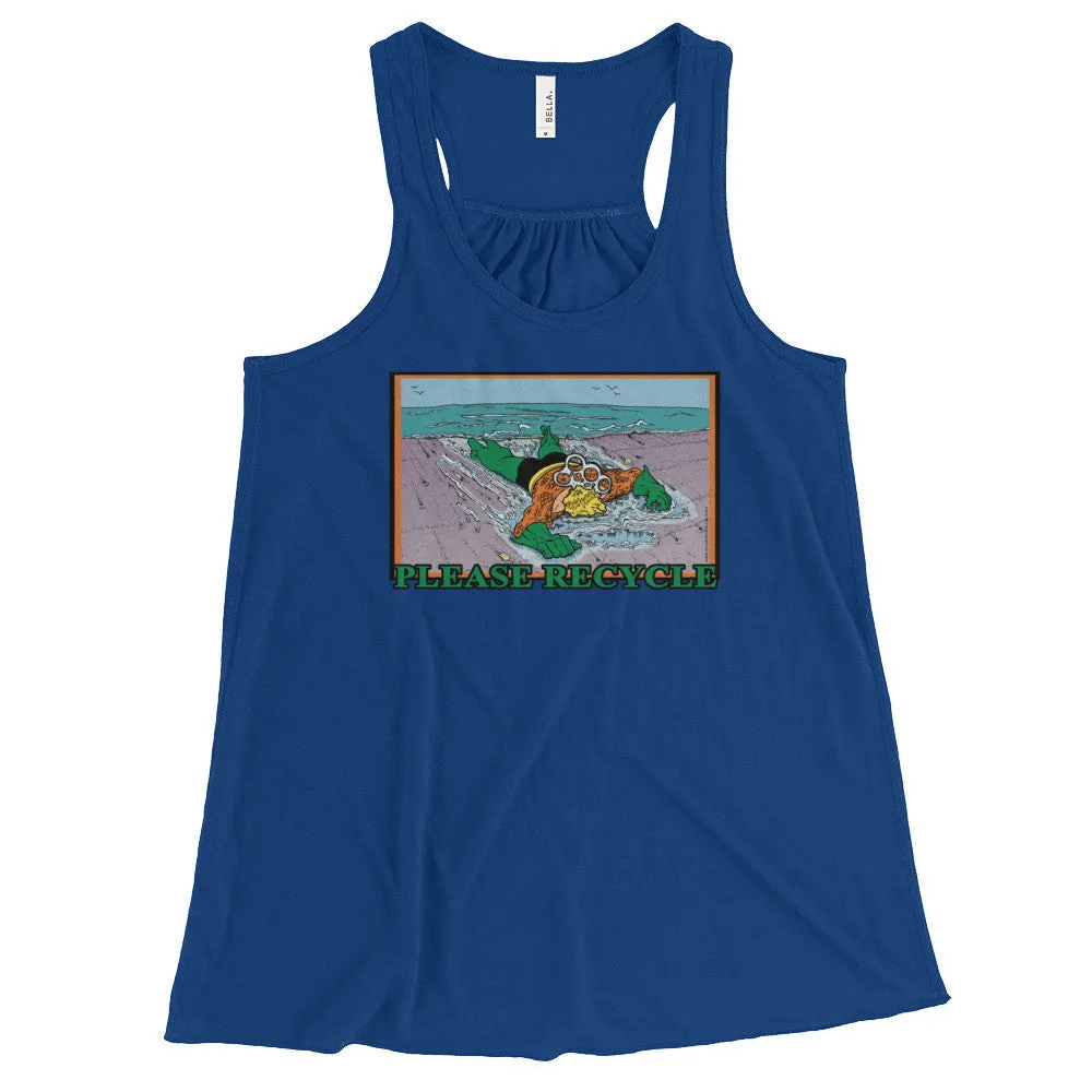 Please Recycle Racerback Tank Top
