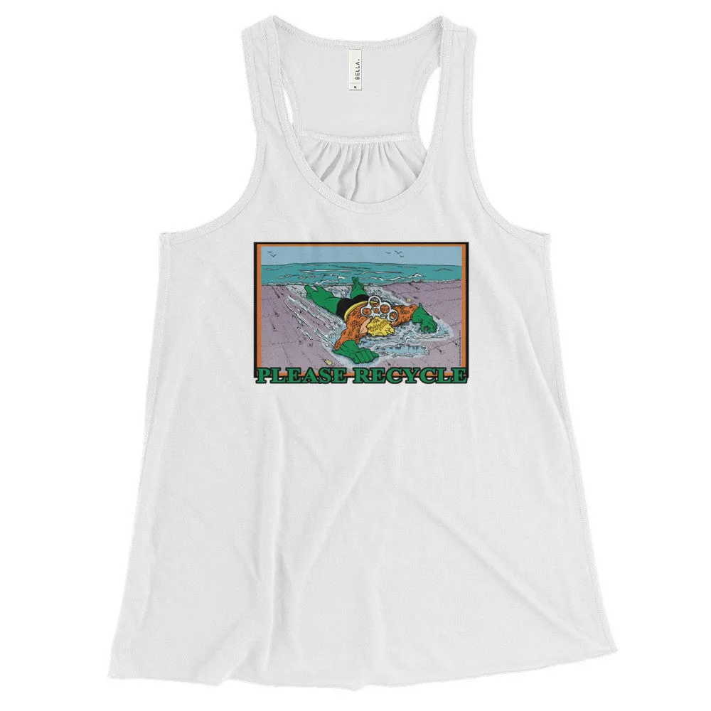 Please Recycle Racerback Tank Top