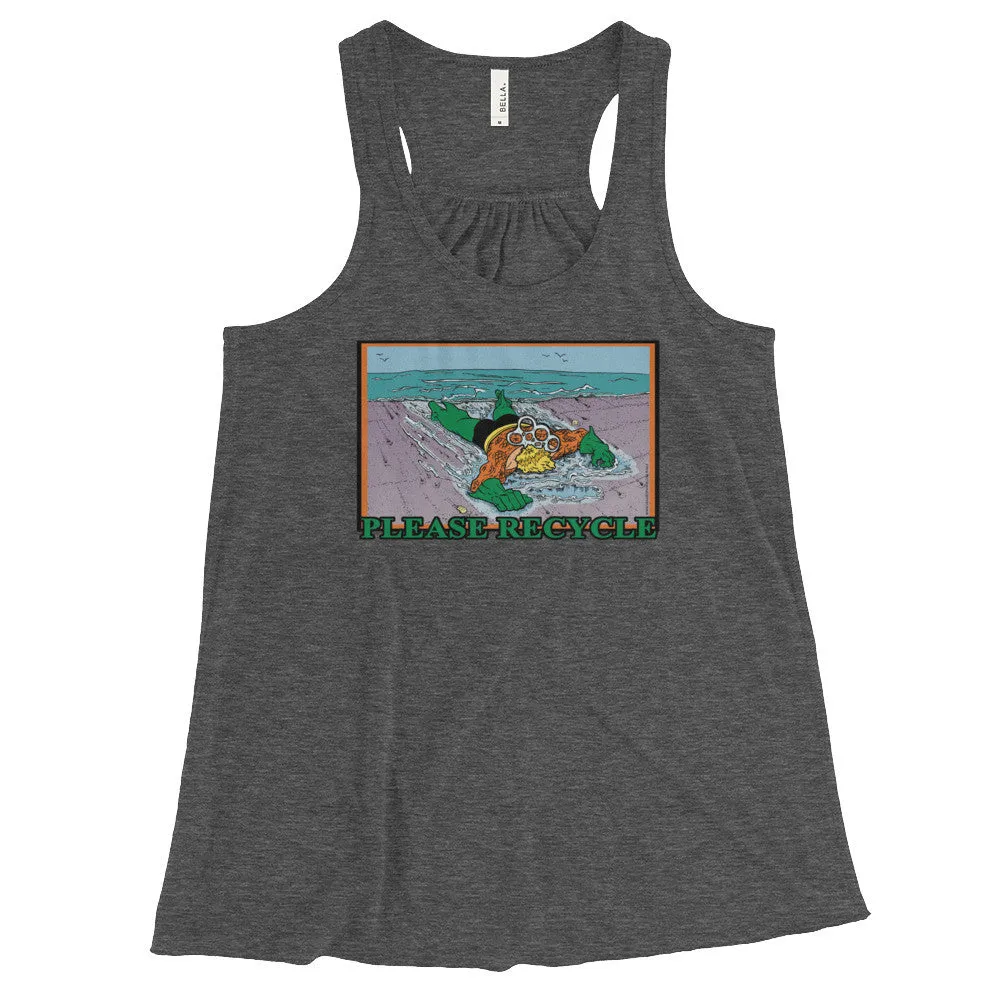 Please Recycle Racerback Tank Top