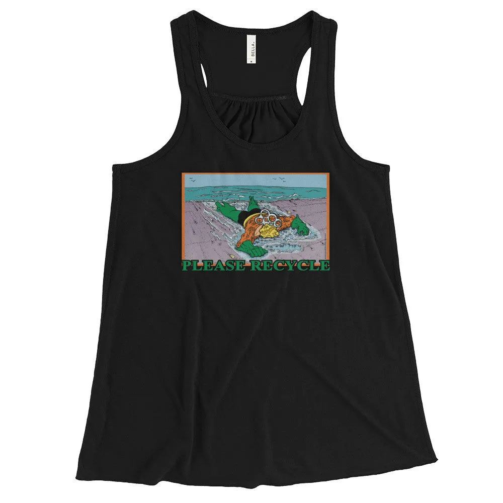 Please Recycle Racerback Tank Top