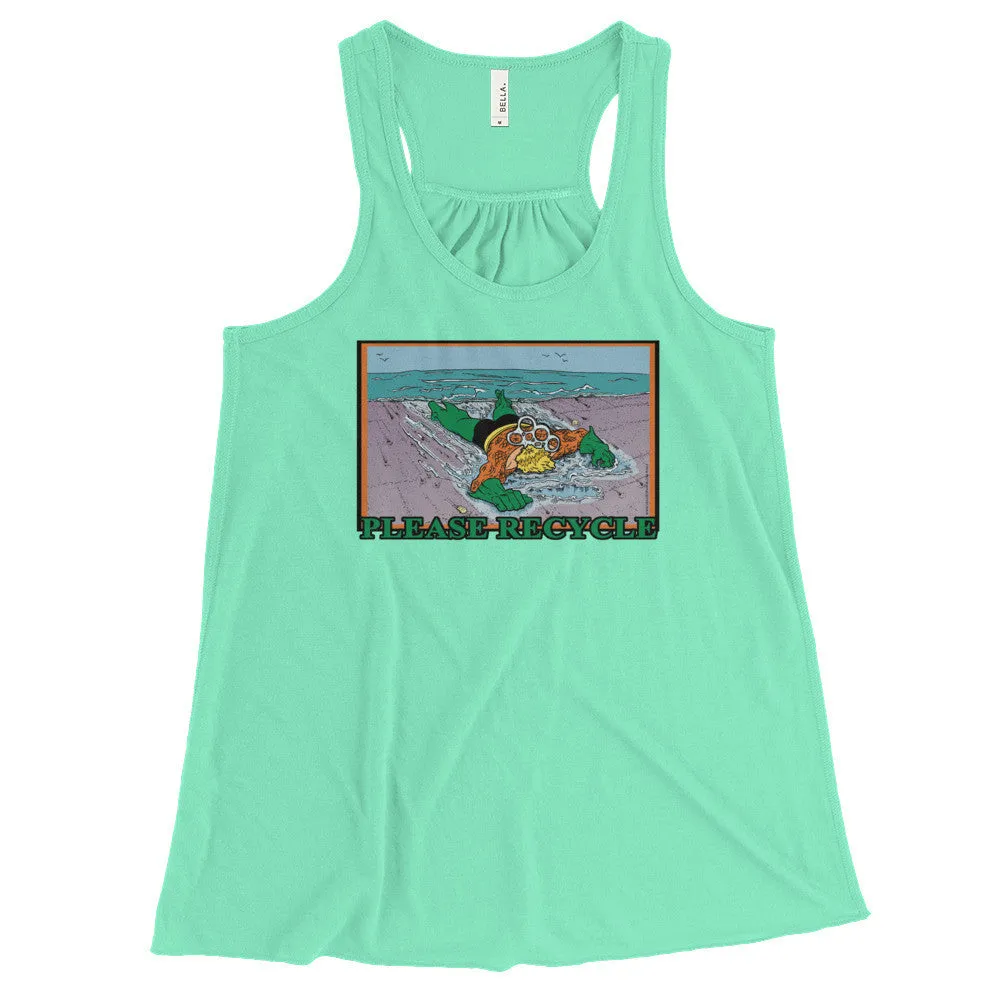 Please Recycle Racerback Tank Top