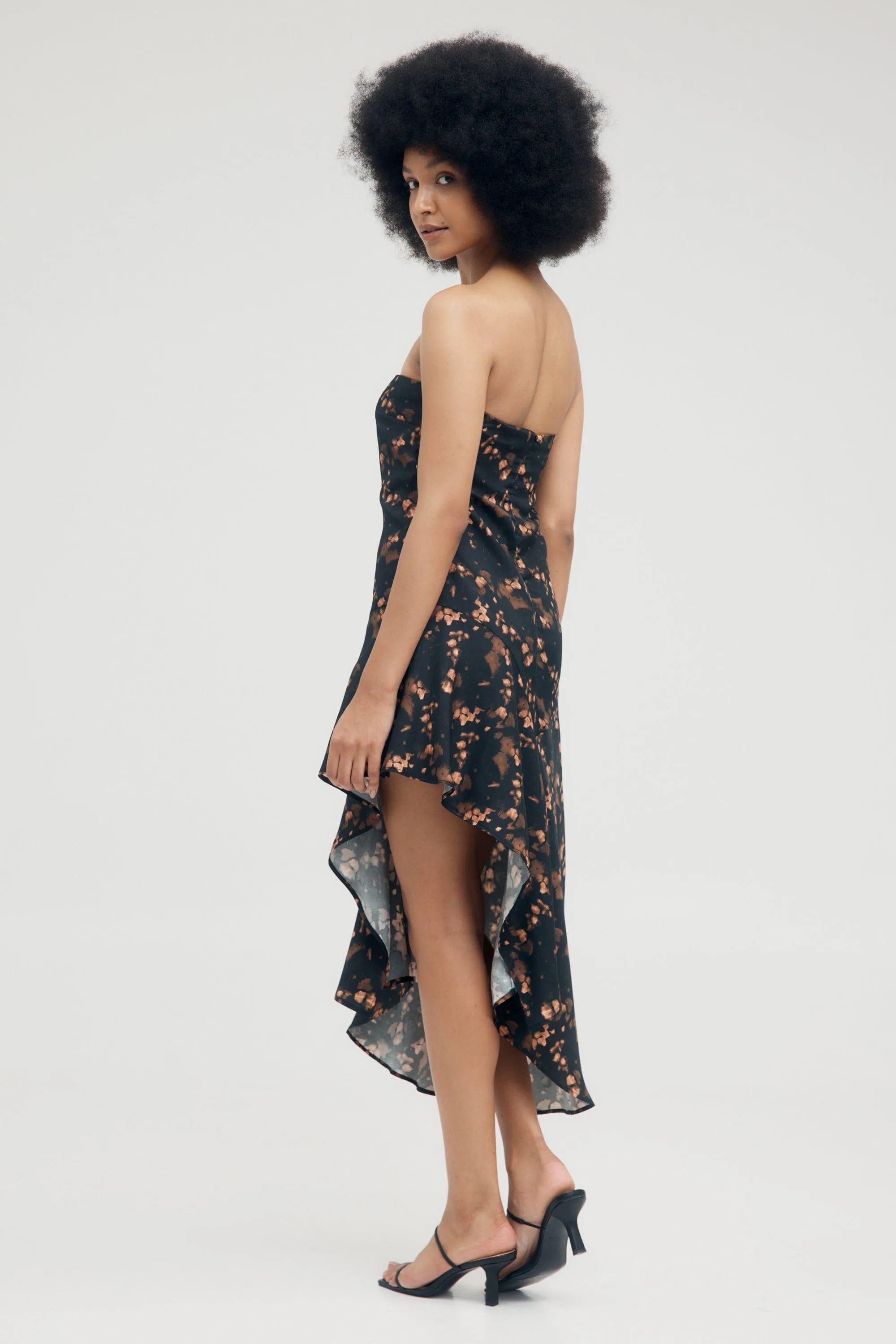 PRESSED PETALS FREE FLOW STRAPLESS DRESS | PETALS