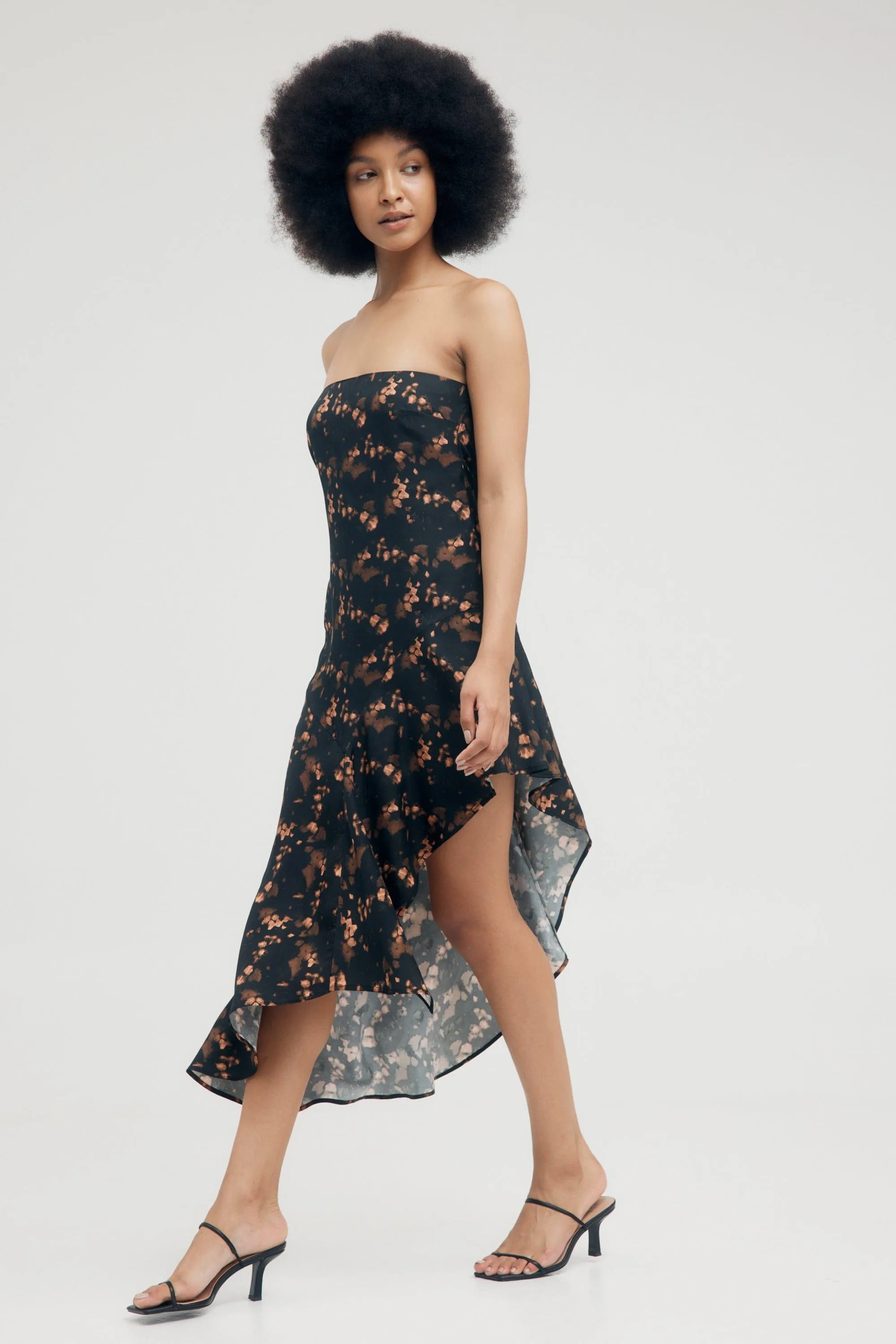 PRESSED PETALS FREE FLOW STRAPLESS DRESS | PETALS