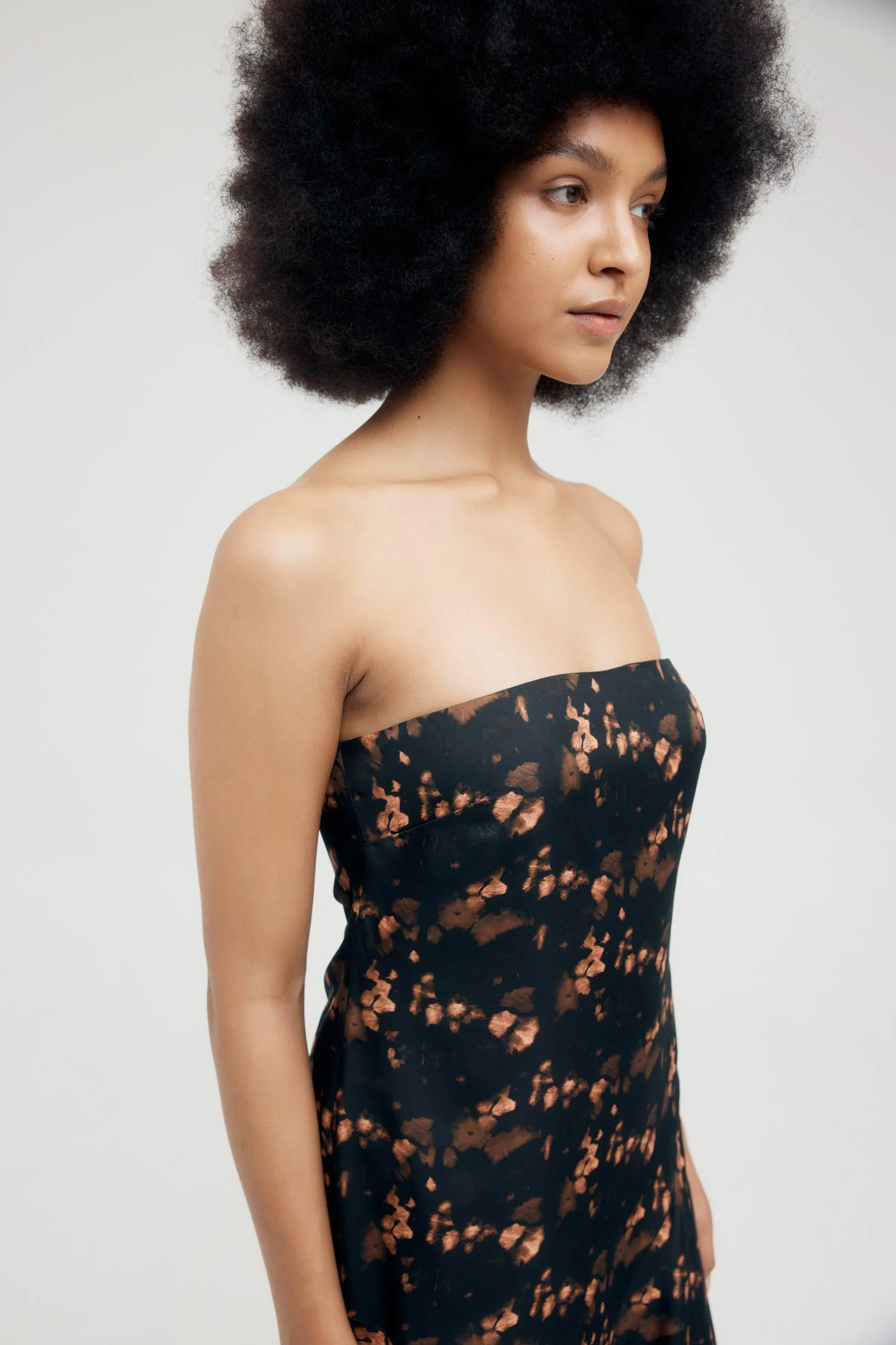 PRESSED PETALS FREE FLOW STRAPLESS DRESS | PETALS