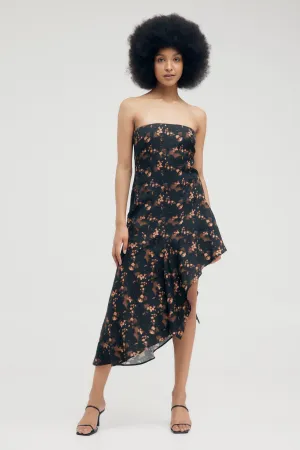 PRESSED PETALS FREE FLOW STRAPLESS DRESS | PETALS