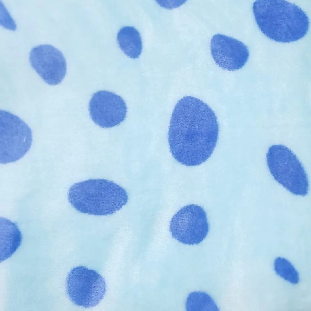 Printed Mongolian Fleece Fabric 150 cm Dsn 7