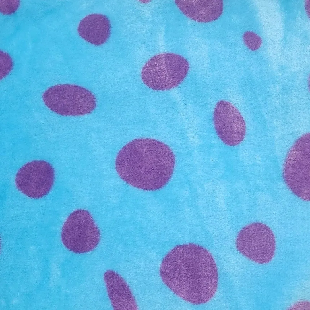 Printed Mongolian Fleece Fabric 150 cm Dsn 8