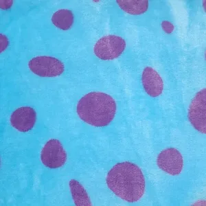 Printed Mongolian Fleece Fabric 150 cm Dsn 8