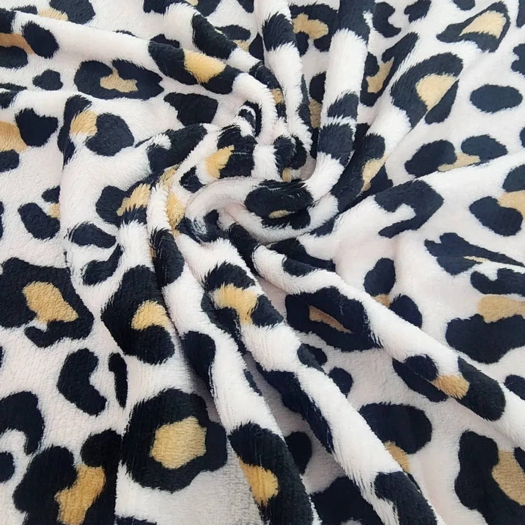Printed Mongolian Fleece Fabric 150 cm