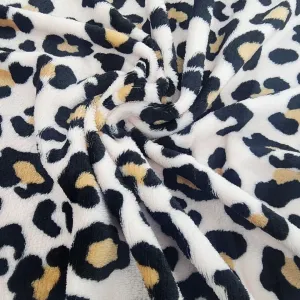 Printed Mongolian Fleece Fabric 150 cm