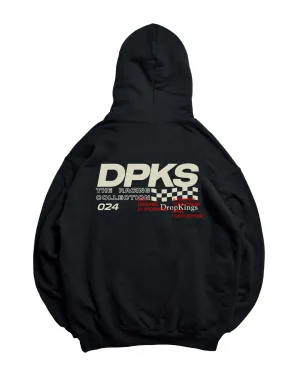 Racing Flag Hood Black