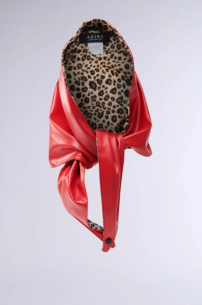 RAWR PU HEADSCARF