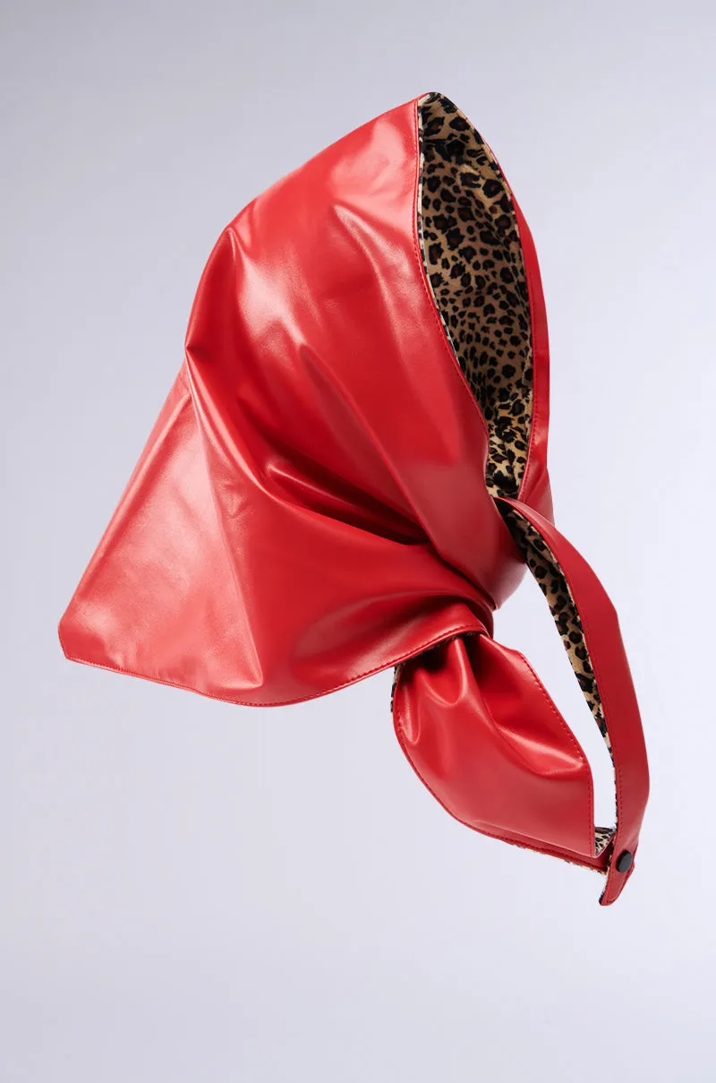 RAWR PU HEADSCARF